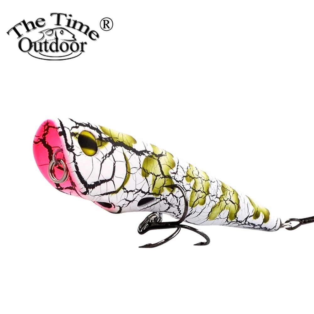 THETIME Brand JS90 Top Popper Bait 90mm/12g Topwater Walker Water Surface Hard Artificial Lures For Bass Pike Fishing