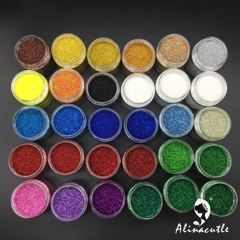 20g Each Bottle Pearlescent Glitter Powder Nail Glitter Pigment DIY Crafts Handmade Card Background Nail Art