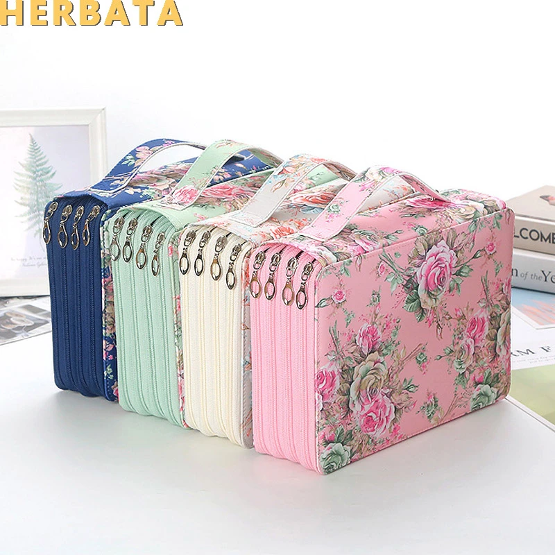 200-hole Pen Curtain Creative Sketching Multifunctional Large-capacity Painting Student Pencil Case Set