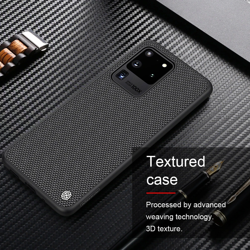 For Samsung Galaxy S20+ Plus 5G Case Nillkin Textured Business Nylon Fiber Cover Case For Samsung S20 Ultra Case