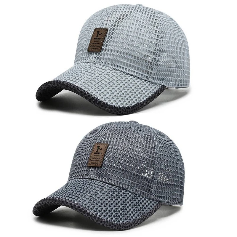Breathable Mesh Golf Caps Riding Fishing Visors Cap Sport Summer Tennis Hat Women Men Streetwear UV Protection Panama Fashion
