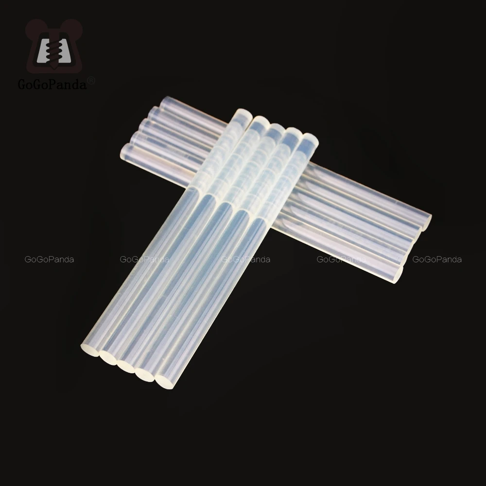 Free shipping (10PCS/Lot) Non-Toxic Transparent 11mm X190mm Hot Melt Glue Sticks for DIY