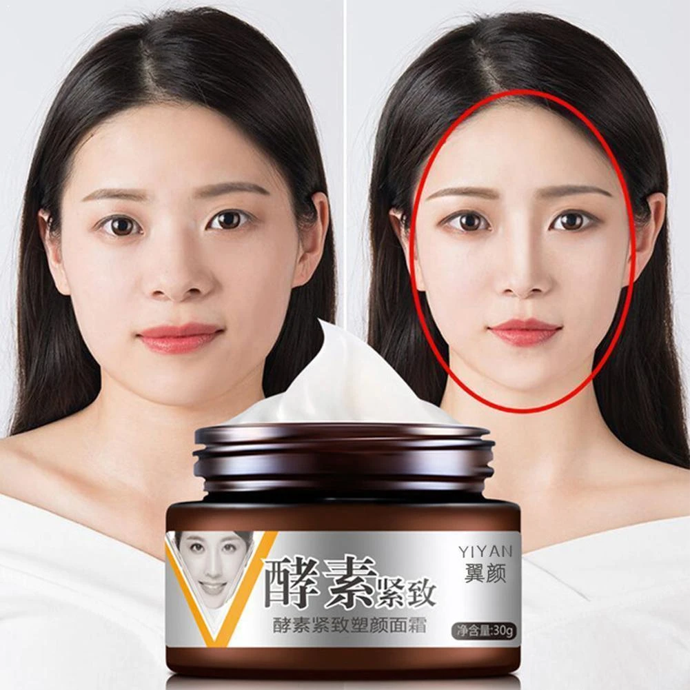 Face Lifting Cream Burning Fat Shaping V Face Firming Skin Skin Tightening Brighten 30g Face Cream Slimming Cream Color B4L9