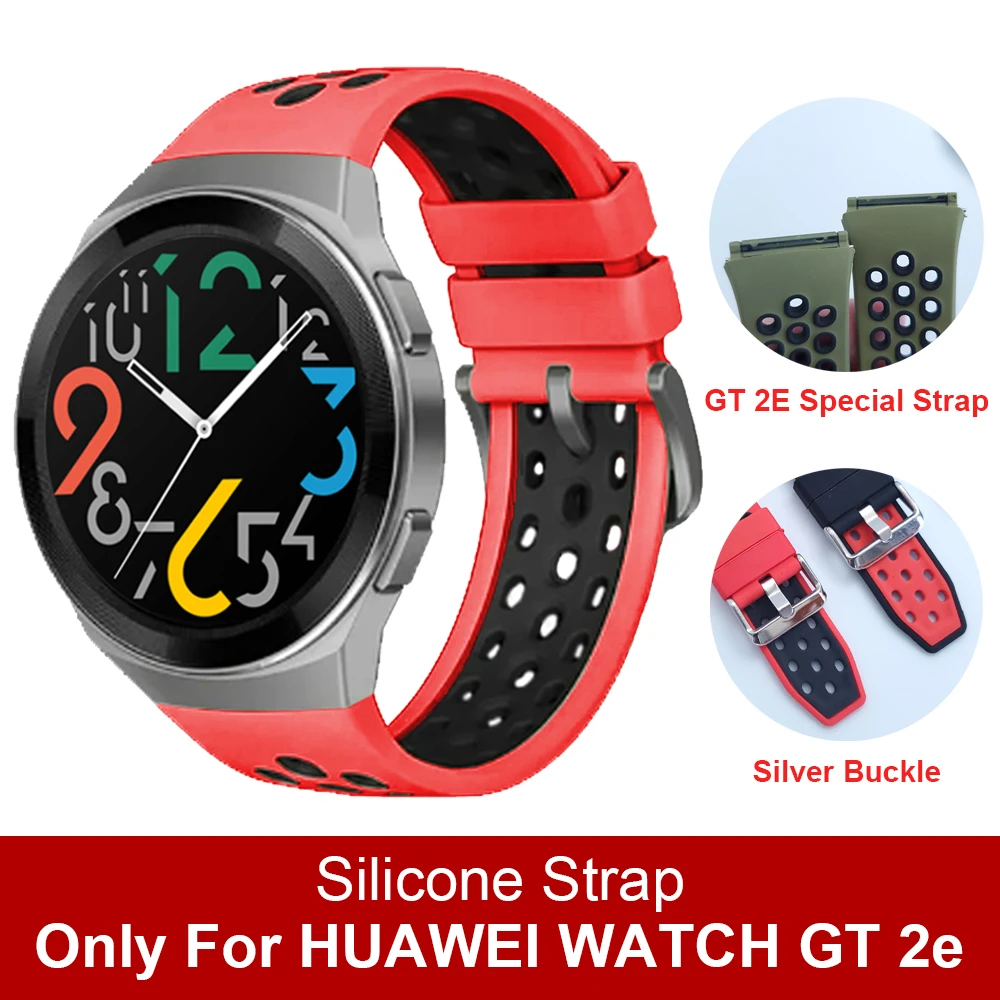 Official Style Soft silicone Band for HUAWEI WATCH GT 2e Strap Correa Wristband for HUAWEI GT2E Special Straps Watchband ремешок