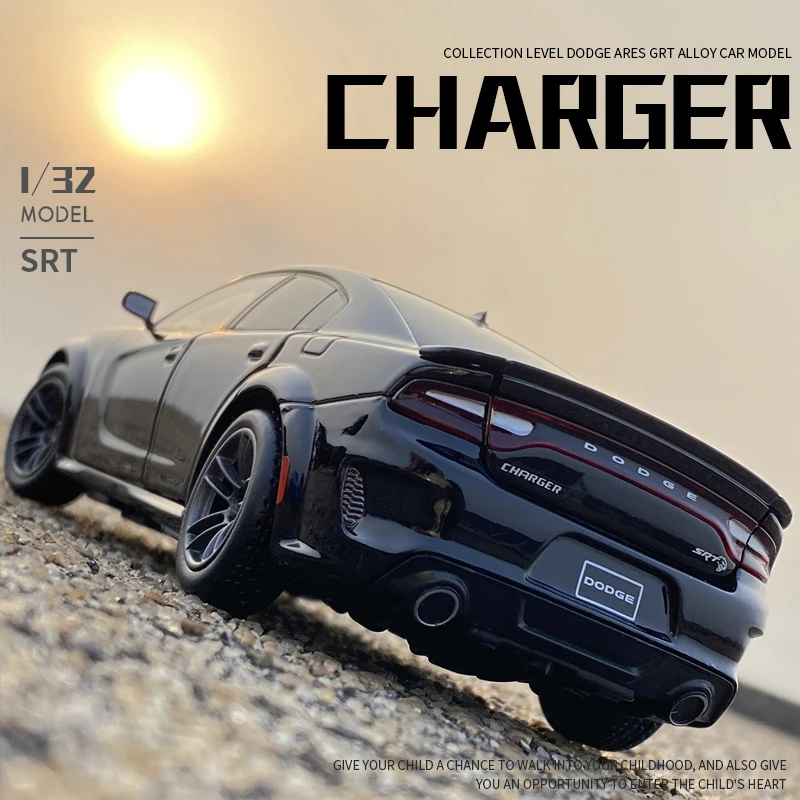 1:32 Dodge Charger SRT Hellcat Simulation car of Model Alloy Toy car muscle vehicle children Classic Metal Cars birthday gifts