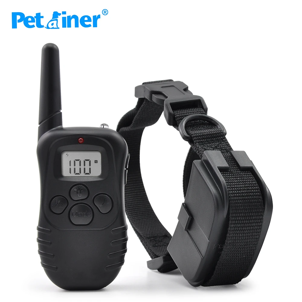 Original Petrainer 998D-1 300m LCD Remote Electric Dog Collars for Training Dog and Dog Training Collars