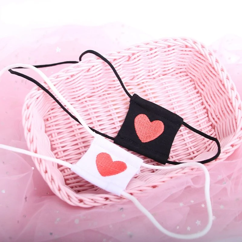 Women Anime Cosplay Costume Eyeshade Heart Embroidery Single Eye Mask Blindfold PXPB