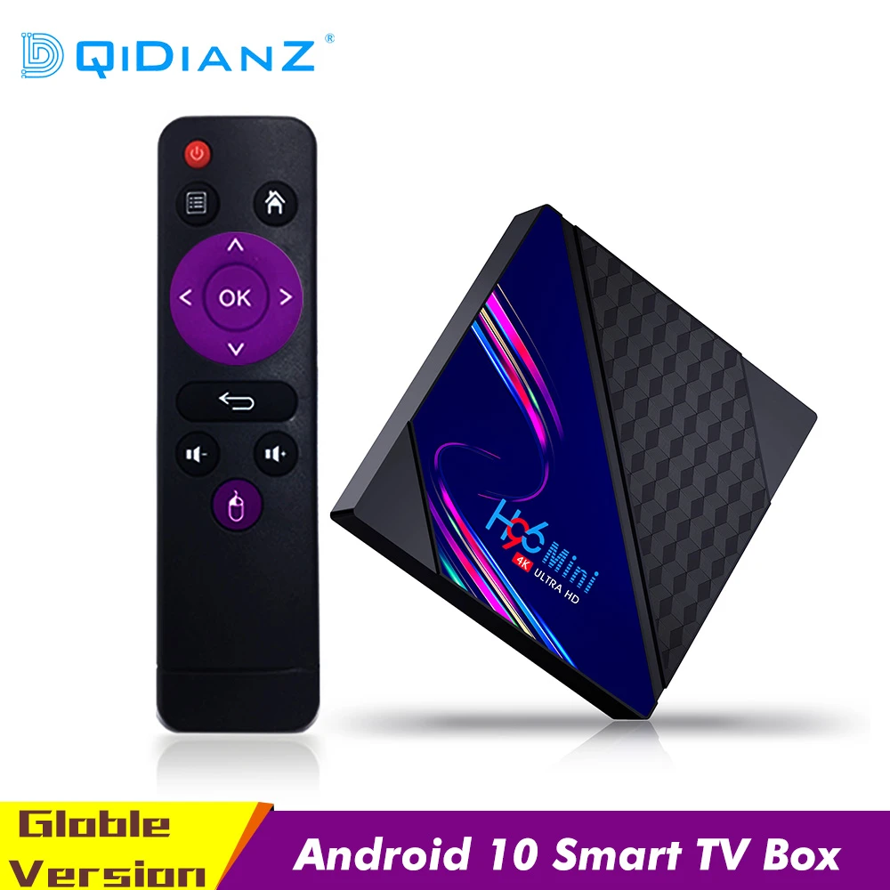 H96 Mini V8 Smart TV Box Android 10.0 RK3328A 4K 3D Media Player 2160P 1080P Up To 60fps H96mini V8 Video Decoder Set Top Box