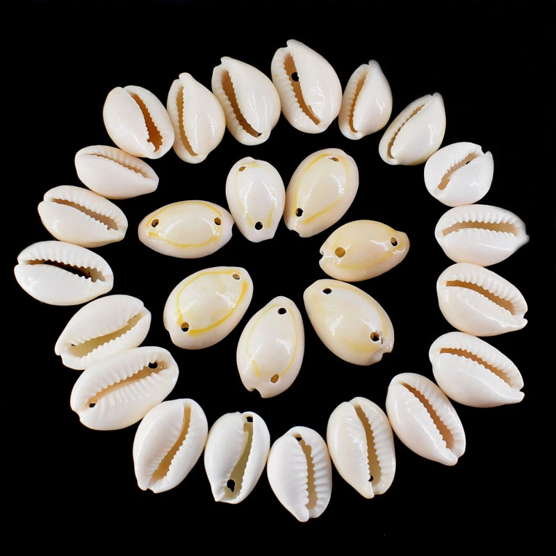 30/50 Natural Sea Shells Loose Beads Home Decorations DIY Craft Conch Shell For Jewelry Accessories 18mm-20mm