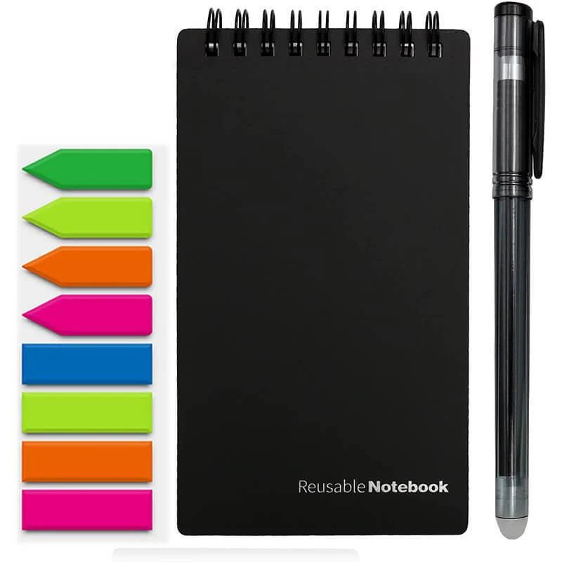Reusable Smart Notebook B7 Mini  Microwave Wave Cloud Erase Notepad Portable Diary Office School