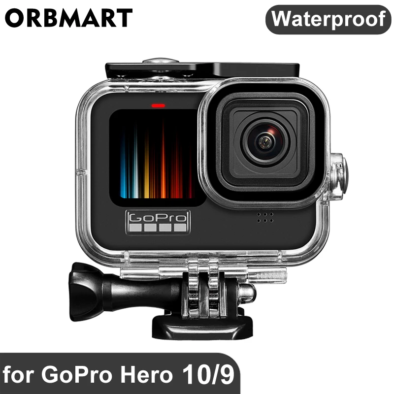 Waterproof Housing Case for GoPro Hero 10 9 Black Diving Protective Underwater Dive Cover for Go Pro 10 9 GoPro9 Accessories