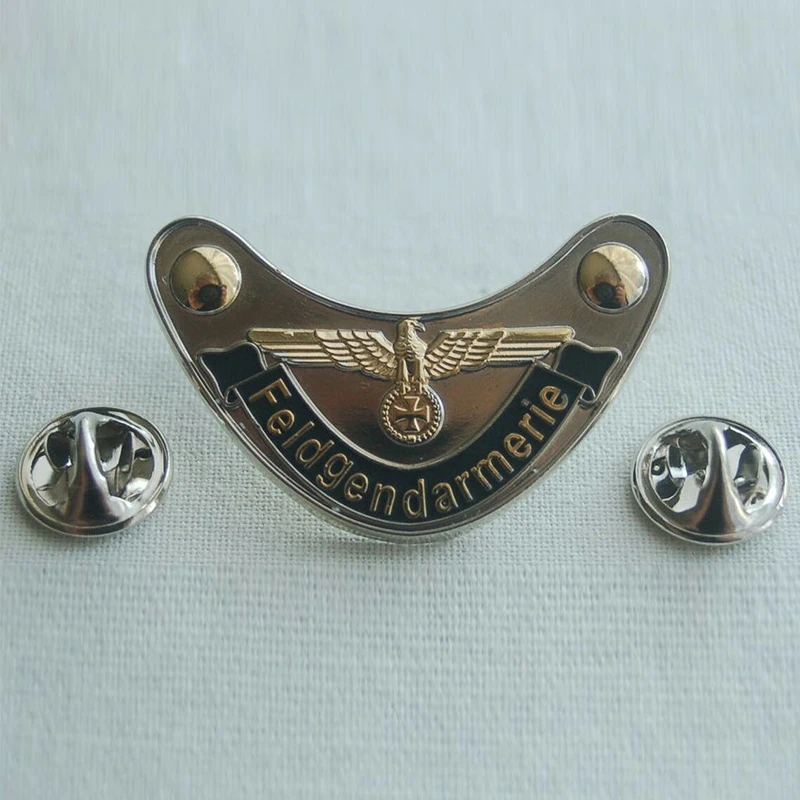 Feldgendarmerie EK Adler Militäry Militaria Pin Button Badge Anstecker # 350