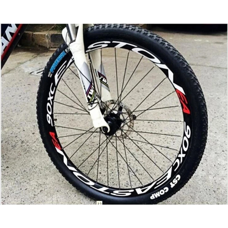 1 Side Multicolor Bike Wheel Rims Reflective Stickers Decals Cycling Safe Protector 26/27.5inch Wheel  MTB Bike Accessories