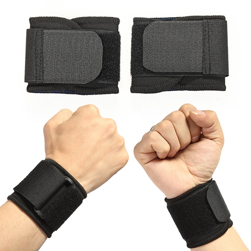 Adjustable Soft Wristbands Wrist Support Bracers For Gym Sport Basketball Carpal Protector Breathable Wrap Band Strap Safety 8