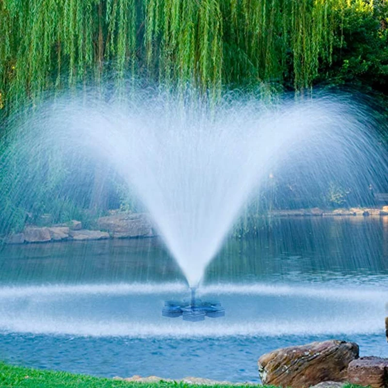 Solar Fountain Pump Solar Powered Bird Bath Fountain Pump Solar Panel Kit Water Pump Outdoor Watering Submersible Pump