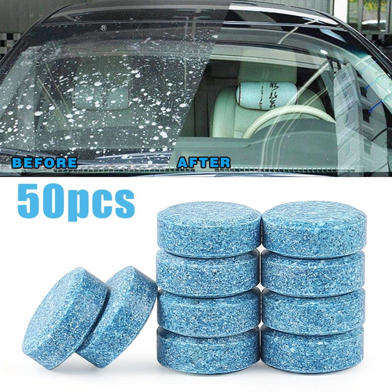 50Pcs/Lot Multifunctional Effervescent Spray Cleaner Portable Concentrated Strong Cleaning Car Window Household Cleaning