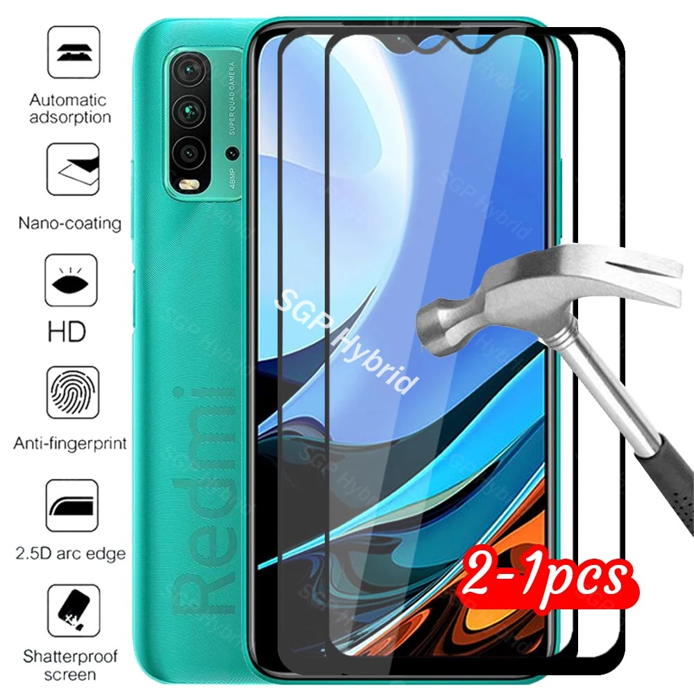 2pcs protective glass for xiaomi redmi 9t case for xiaomi redmi 9 t xiomi redme redmy 9t redmi9t tempered glass phone cover