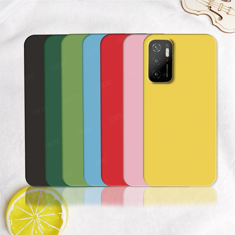 For Cover Xiaomi Poco M3 Pro Case For Poco M3 Pro Capas Shockproof Phone Bumper TPU Candy Color Soft Case For Poco M3 Pro Fundas