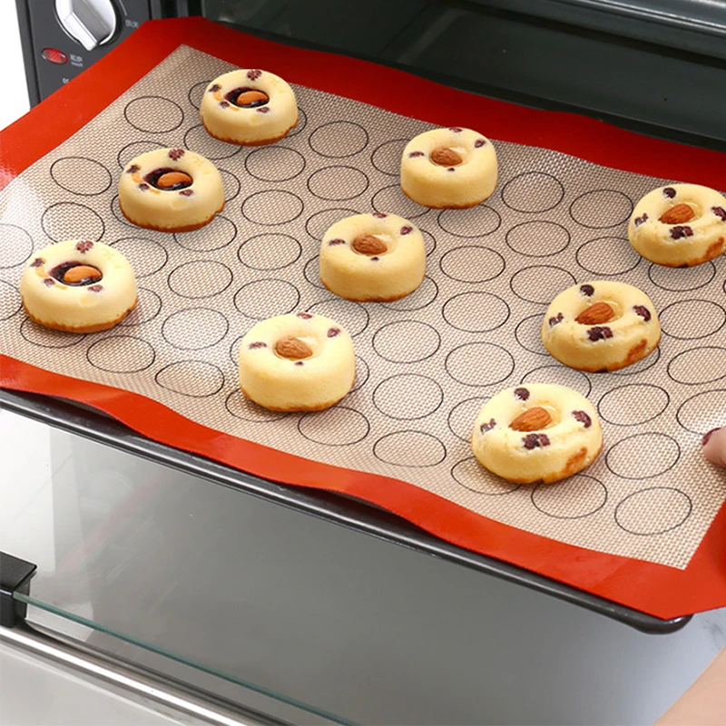 Macaron Non-Stick Silicone Baking Mat Cookie Pad Rolling Dough Mat Baking Gadget Cake Bakeware Pastry Tools For Kitchen