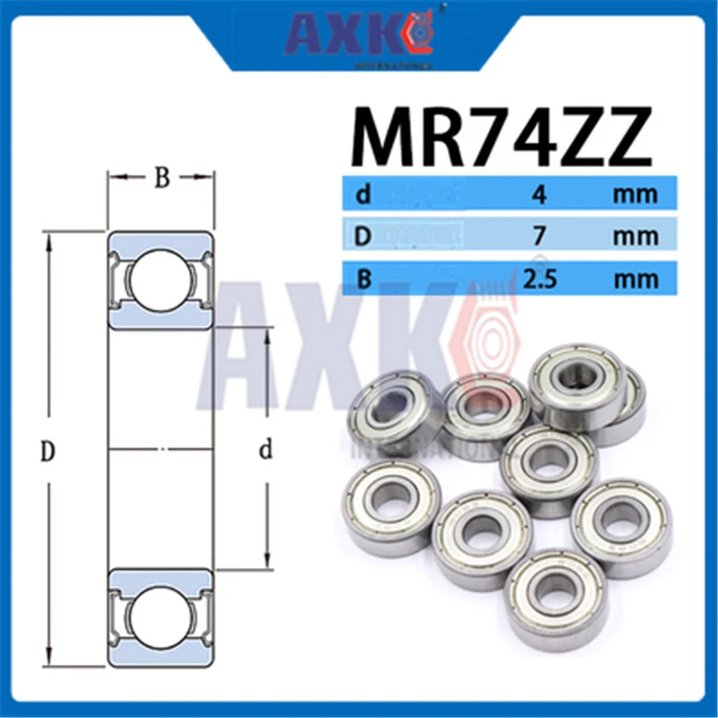 подшипники MR74 MR74ZZ MR84ZZ 684ZZ MR104ZZ 694ZZ 604ZZ 624ZZ MR85 MR85ZZ MR95ZZ MR105ZZ MR115ZZ roulements miniature bearing