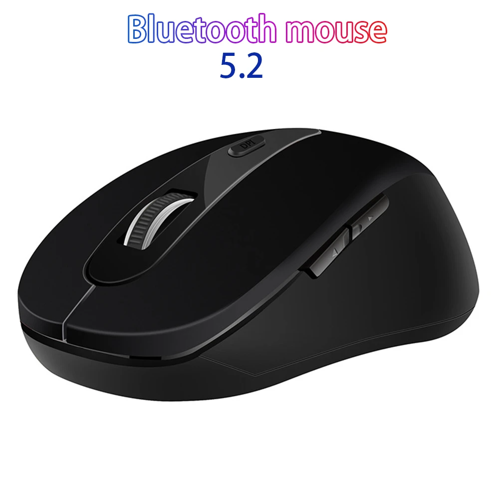 Wireless Bluetooth Mouse 2.4GHz PC Gaming Mice 1600DPI Adjustable Ergonomic Mouse for Laptop/ PC Computer