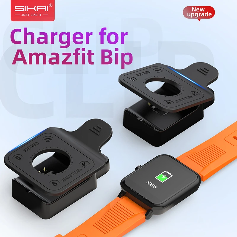 For Amazfit Bip Chargers Replacement Portable Clip Magnetic Cradle for Huami bip lite midong Smart Watch A1608 Charging Dock