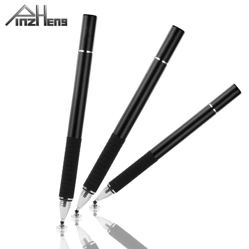 2020 PINZHENG 2 In 1 Universa Stylus Touch Pen For Phone Capacitive Tablet Stylus Pen Mobile Phone Stylus Drawing Tablet Pens