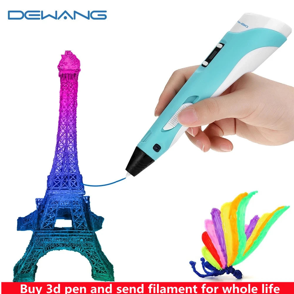 DEWANG 3D Pen for Children 3D Drawing Printing Pen with LCD Screen Compatible PLA ABS Filament toys for kids Birthday Gift Craft