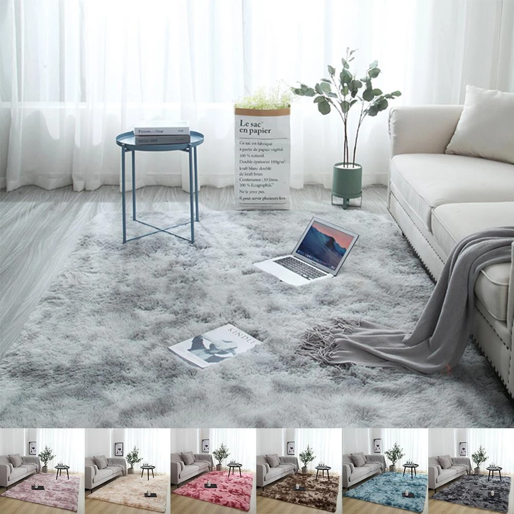 New Arrival 40*60cm Soft Fluffy Rugs Large Shaggy Area Rug Living Rooms Bedroom Carpet Floor Mat Home Decor