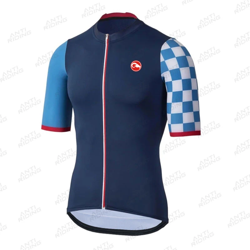 2021 High Quality Men's  Cycling Jerseys Short Sleeve Bike Shirts MTB Bicycle Jeresy Cycling Clothing Wear Ropa Maillot Ciclismo