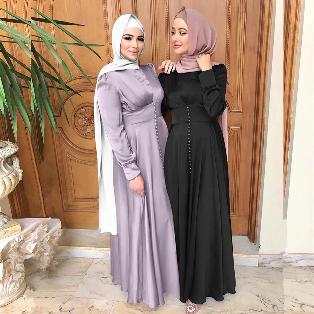 Ramadan Eid Abaya Dubai Turkey Muslim Dress Islam Clothing Dresses Abayas For Women Vestidos Robe Longue Vetement Femme Musulman