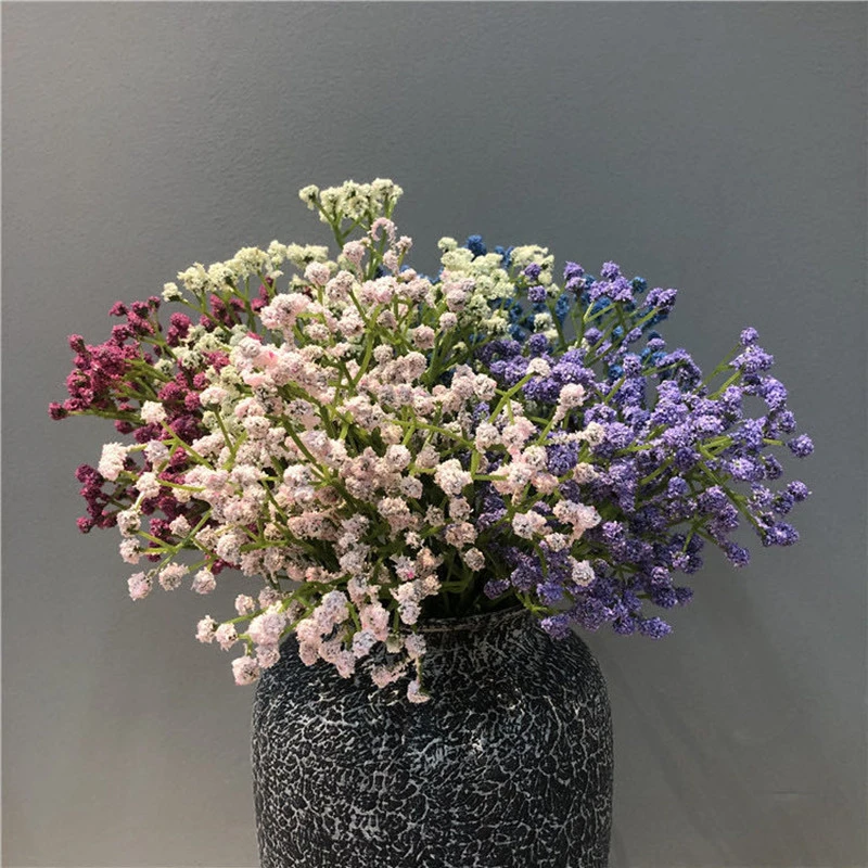 1 Bouquet Fake Little flowers Heads DIY Gypsophila Simulation Artificial Fake Flower Baby's Breath Wedding Home Decoration