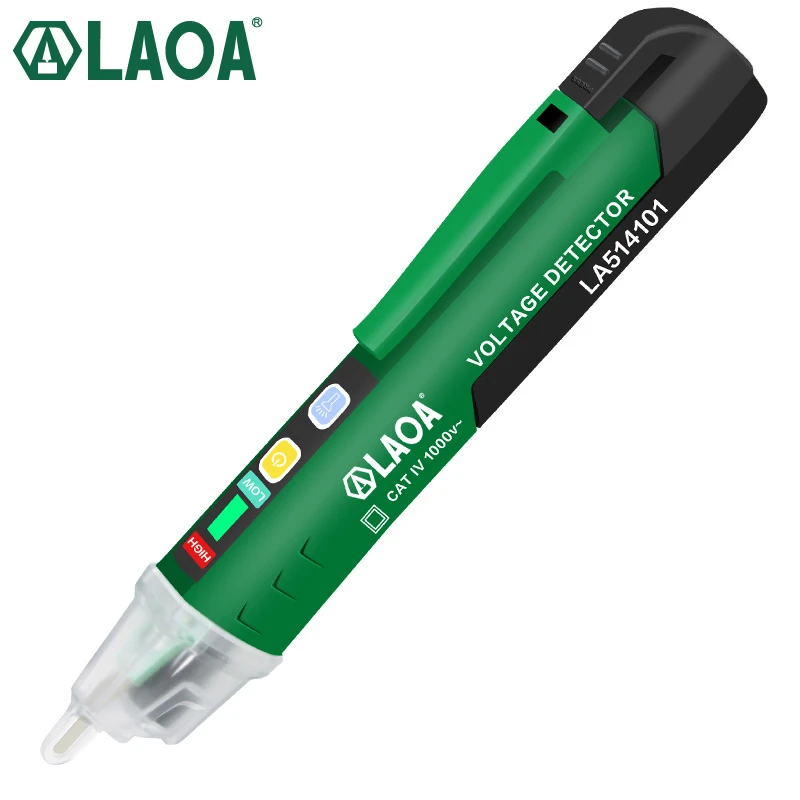 LAOA Voltage Detector Meter Induction Probe Pen Test CAT VIT 1000V Multifunction Electric Pen Tester Voltage Charging Test CE