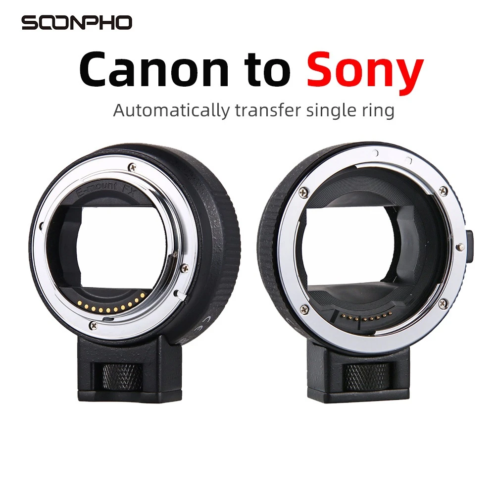 SOONPHO EF-NEX Lens Mount Adapter for Sony Canon EF EF-S lens to E-mount NEX A7 A7R A7s NEX-7 NEX-6 5 Camera Full Frame