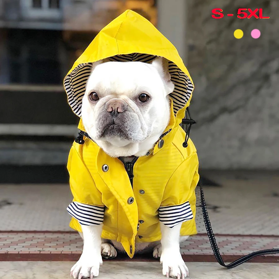 Pet Dog Coat Waterproof Jacket for Small Medium Large Dogs Cats Pet Raincoat Dog Sport Hoodies Popa Perro Pet Fashion Clothes