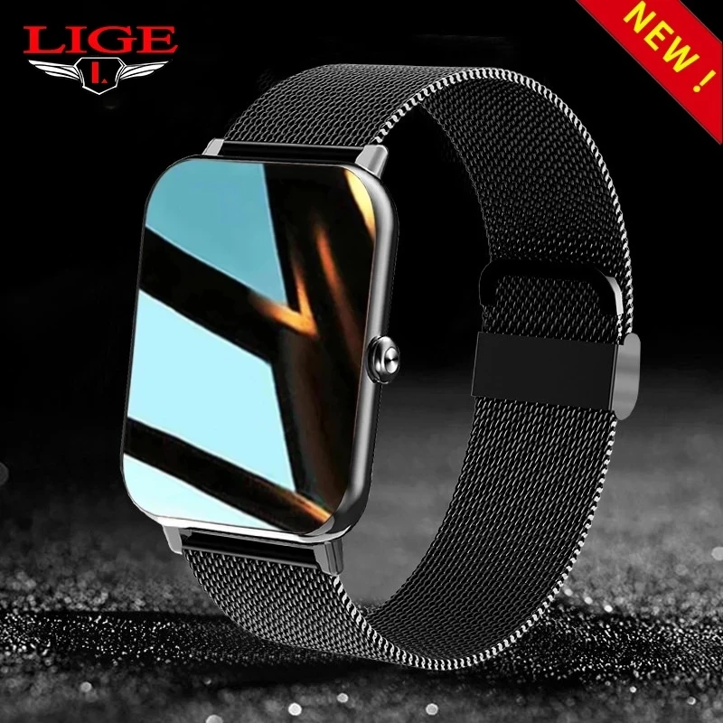 2021 LIGE New Smart Watch Men 1.69