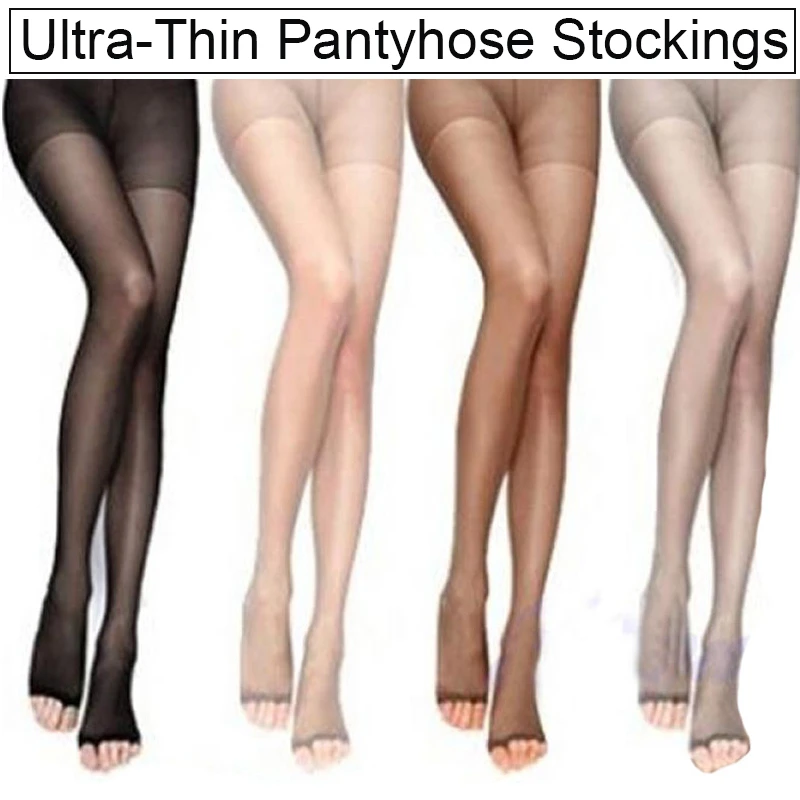 1 Pc New Fashion Sexy Women Girls Open Toe Sheer Leggings Ultra-Thin Pantyhose Stockings New Arrival Summer Style