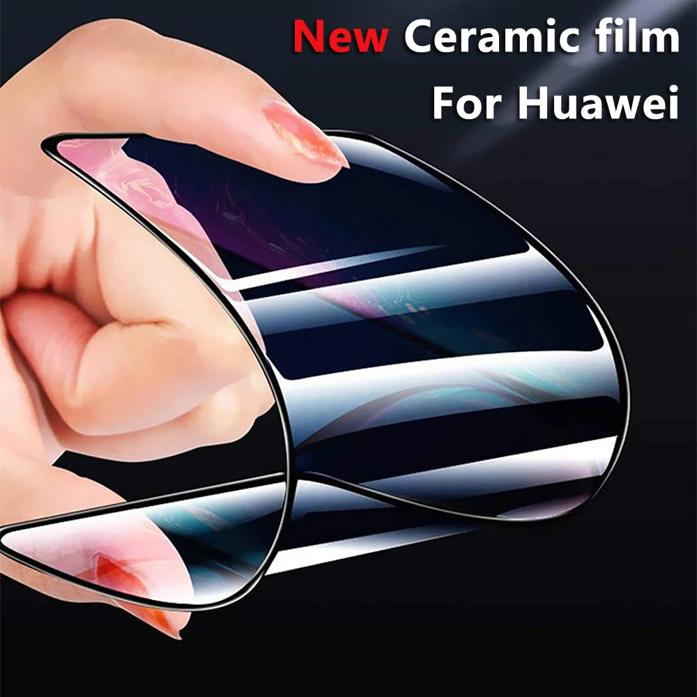 Ceramic protective film for Huawei Y9S Y8S Y7A Y5 2018 Y9 lite 2019 Mate 10 20 full cover screen protector Toughness Anti-broken