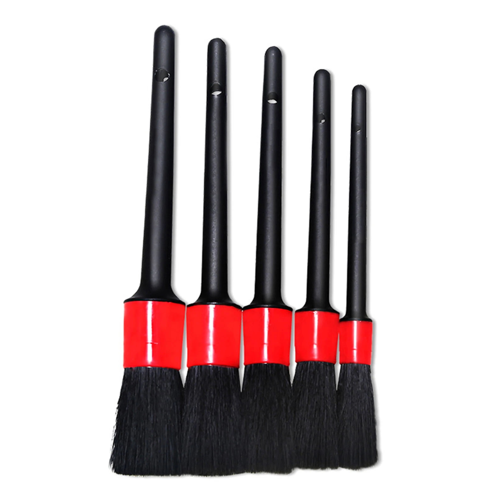 5Pcs Car Detailing Brush Set Car Brushes Car Cleaning Brush Set Air Vents Dashboard Wheel Detail Brush Car Cleaning Kit Tools