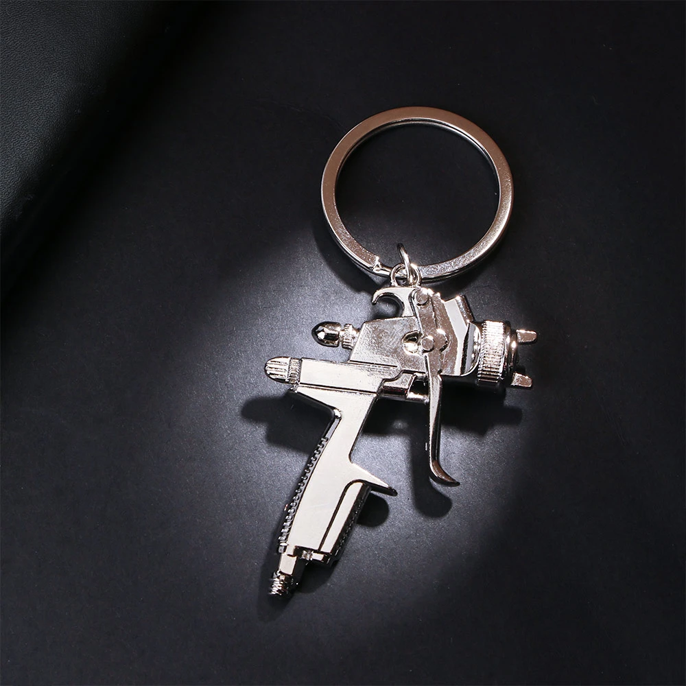 Fashion Water Spray Gun Keychain Handbags Men Creative Car Bag Key Ring Accessories Pendant Hot