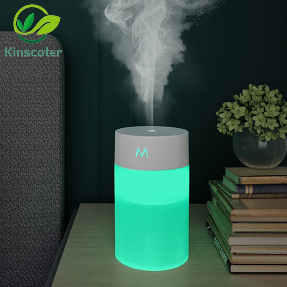 Kinscoter Mini Portable Cool Mist Ultrasonic Air Humidifier Desk USB Cup Aromatherapy Sprayer Car Mist Maker Air Purifier