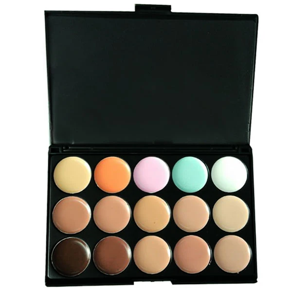 New Professional 15 Color Concealer Palette Make Up Cream Camouflage Foundation Cosmetic Palettes MH88