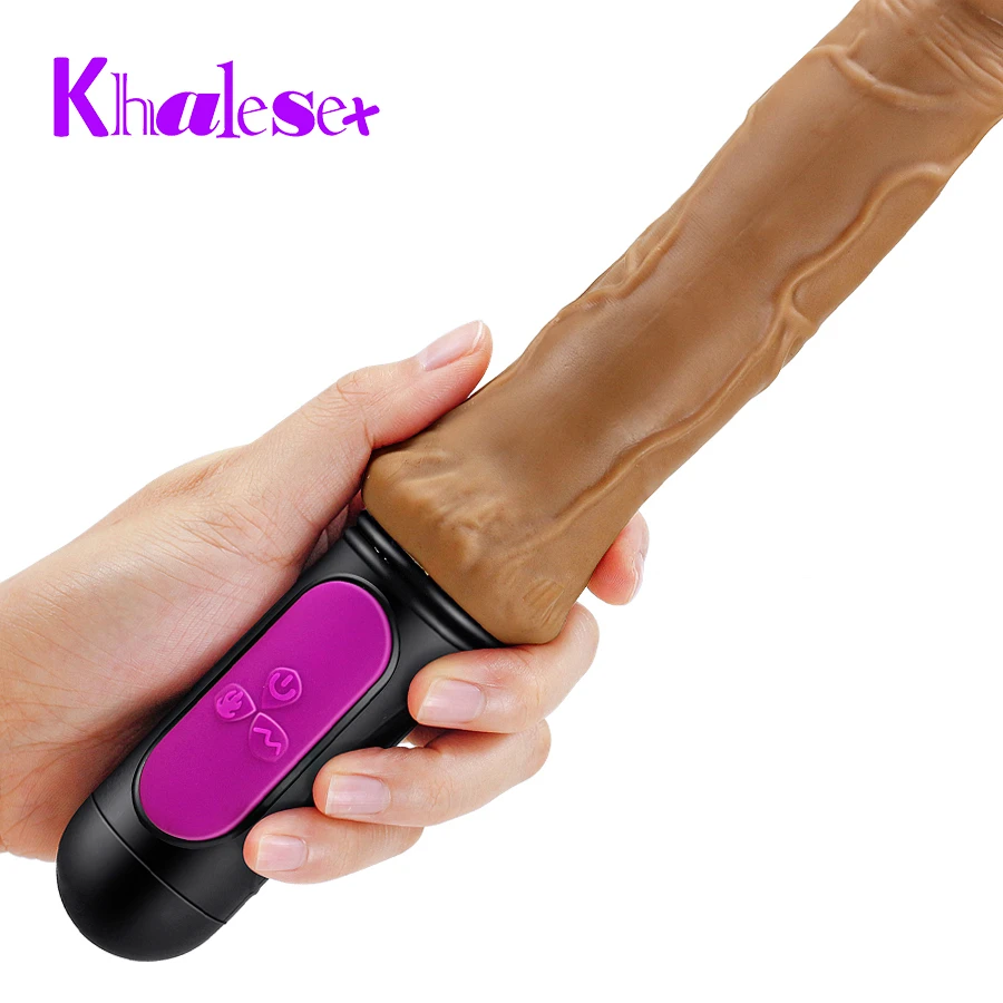 Heating Realistic Dildo Vibrator for Woman 10 speed bend Soft huge dildo Penis G Spot Vagina anus Masturbator Sex Toy for adult