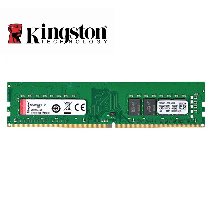 Kingston Memory RAM DDR4 4GB 8GB 16GB 32GB 2133MHz 2400MHz  2666MHz   288pin 1.2V  4 gb 8 gb 16 gb 32 gb Desktop Memory DIMM RAM