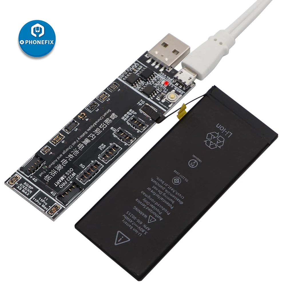 All in One Mobile Phone Battery Fast Charging Activation Board For iPhone 11pro XR XS MAX 8 7 6 For Android Samsung Huawei Oppo