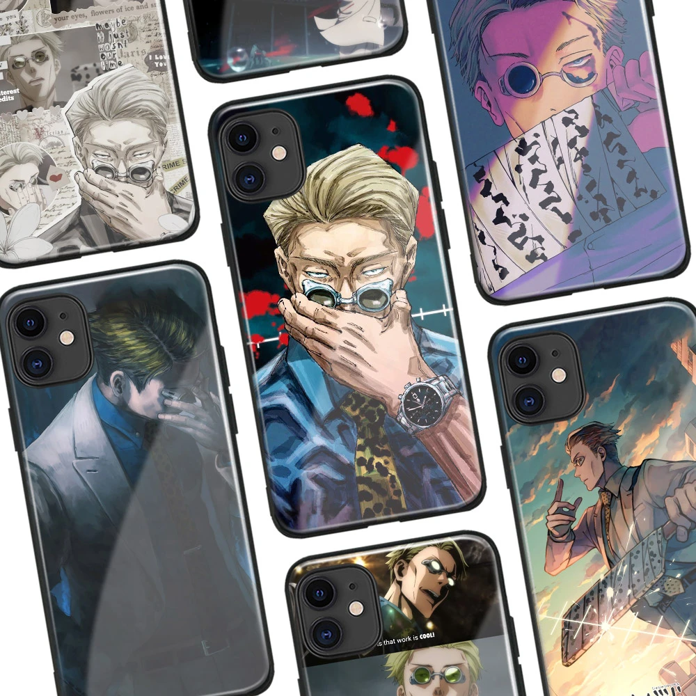 Kento Nanami Jujutsu Kaisen Glass Soft Silicone Phone Case FOR iPhone SE 6s 7 8 Plus X XR XS 11 12 13 Mini Pro Max Cover Shell