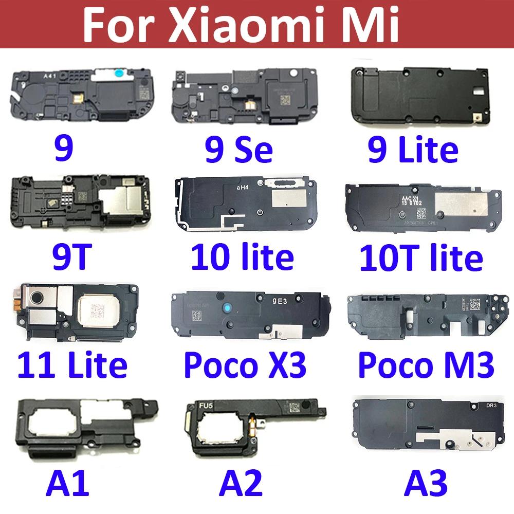 New For Xiaomi Mi6 Mi 6 8 9 Se 9T Pro A1 A2 5X 6X A3 10 10T 11 Lite Poco M3 X3 Loud Speaker Buzzer Ringer Loudspeaker Flex Cable