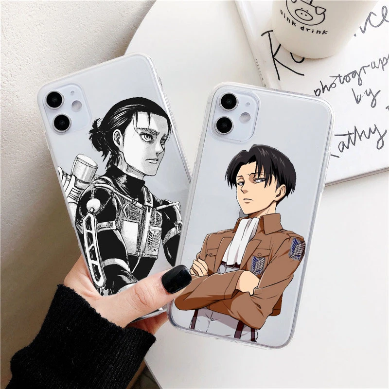 Anime Japanese attack on Titan Phone Case For iphone 12 13 mini 11 Pro XS MAX 8 7 6 6S Plus X XR Soft TPU Fundas Coque case