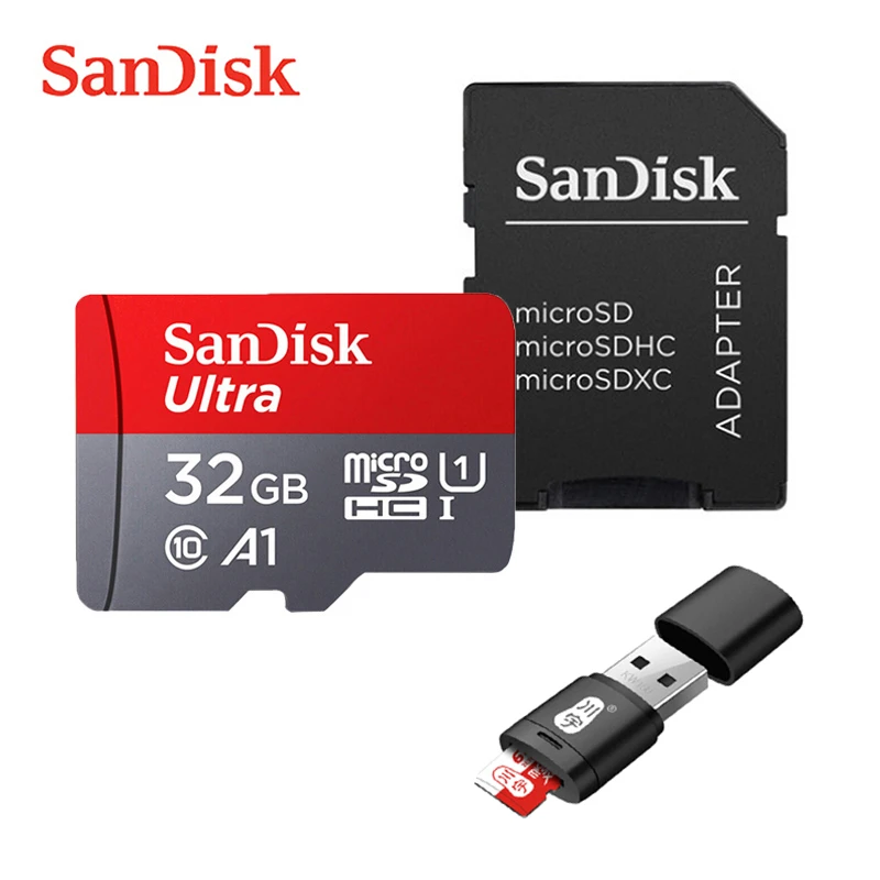 SanDisk Ultra Memory Card 400GB 256GB 200GB 128GB 64GB 98MB/S 32GB 16 GB Micro sd card Class10 UHS-3 A1 flash card SD/TF Microsd