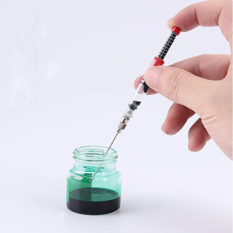2021 Moonman Fountain Pen Ink Cartridge Converter Filler Ink Pen Ink sac Syringe Device Tool Stationery Office Supplies